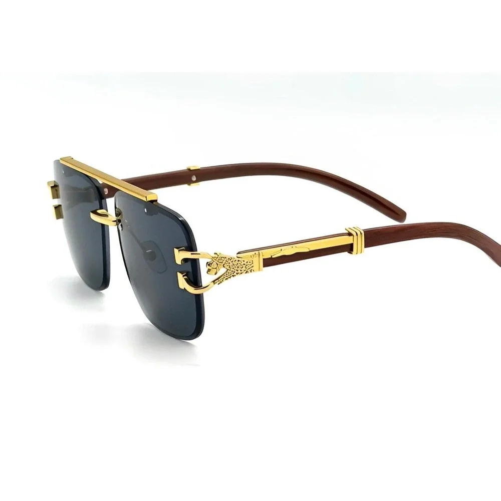 Sunglasses Men Shades UV400 Sun Protection‎ Dark Grey Lens LEntes Gafas Humbres
